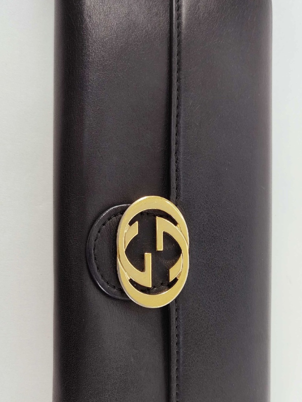 Gucci Interlocking G Leather Continental Long Wallet – Dark Brown/Black